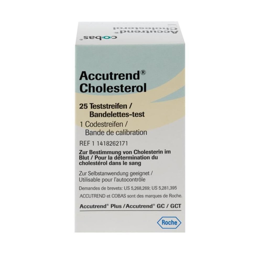 Accutrend Cholesterol Testing Strips x 25