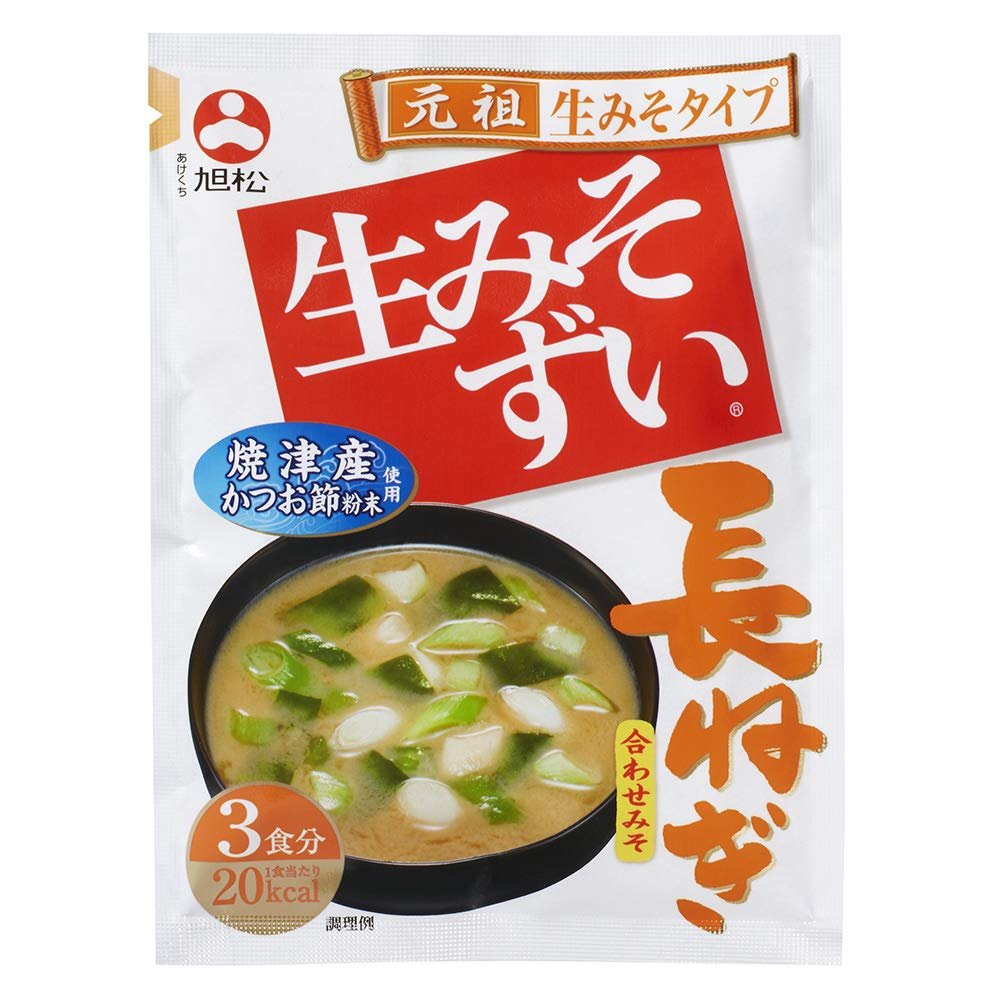 Asahimatsu Foods Co,Ltd Raw Miso Stamine Entry Bag Leek Length Three Meal 44.7gX10 Bags