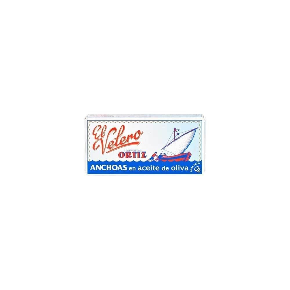 Brindisa El Velero Anchovies in Olive Oil (47.5g) - Pack of 2