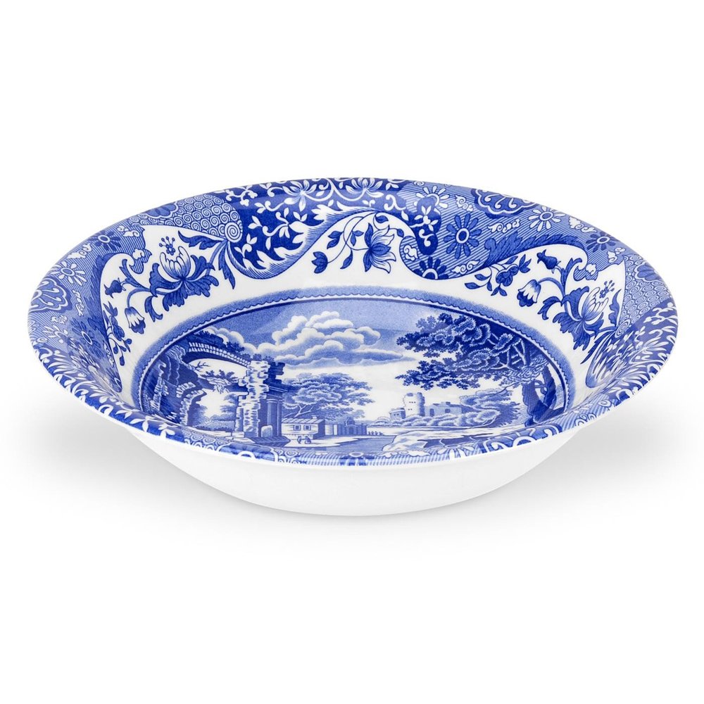 SPODE - Blue Italian - Cereal/Oatmeal 16.5cm NEW - UK MADE - RETIRED & RARE