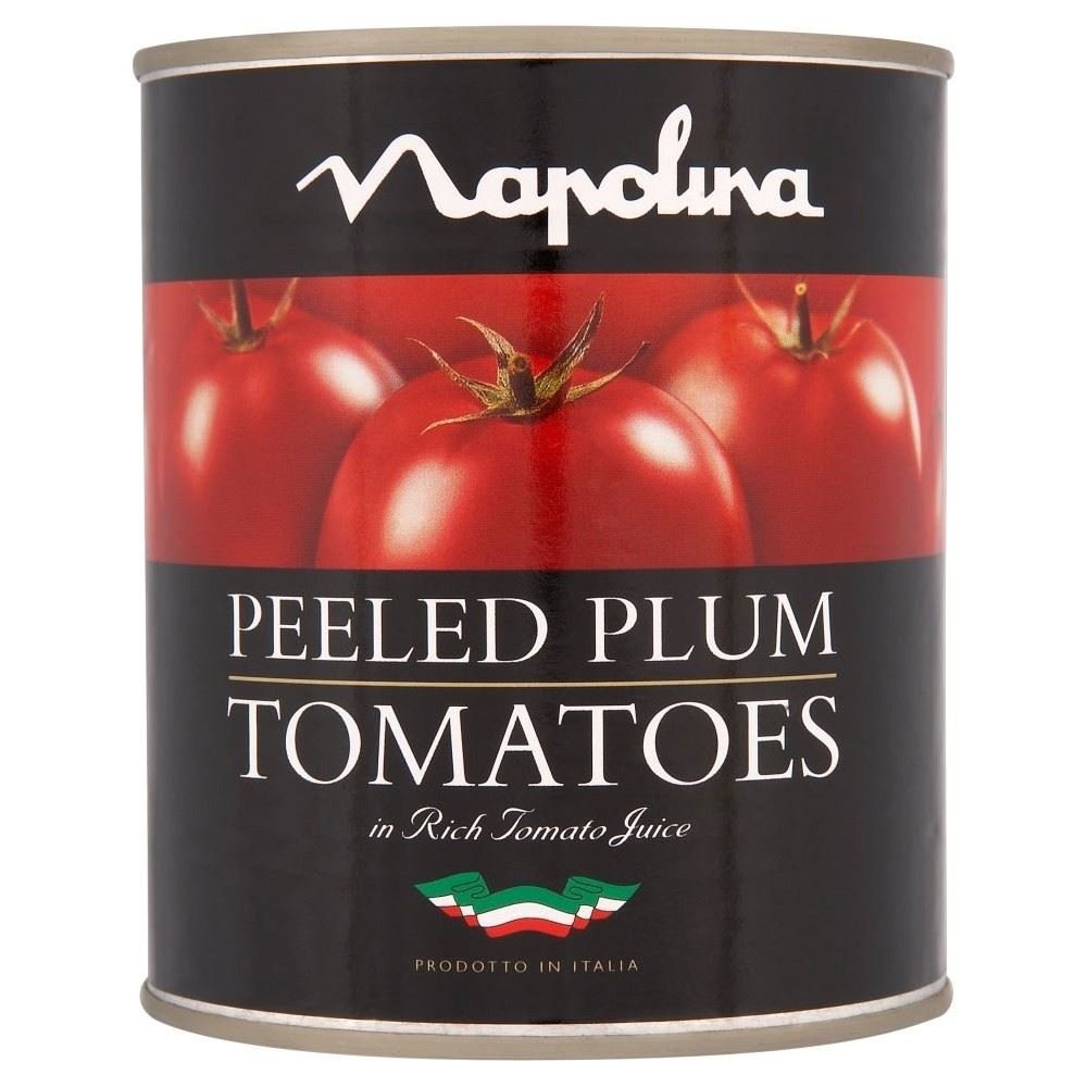 Napolina Peeled Plum Tomatoes in Tomato Juice (400g) - Pack of 2