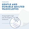 Prevail Single-Hand Dispensing Feature Large Washcloths, 48 Count (Pack of 12) view 4