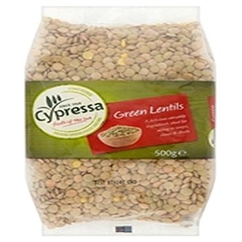 Cypressa Green Lentils 500 g (Pack of 12)