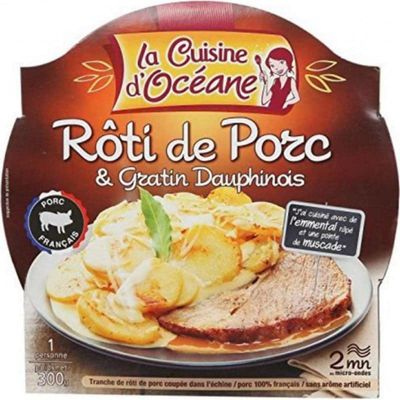 La Cuisine d'Ocane Pork Roast & Gratin Delphinois - Microwave Safe 300g