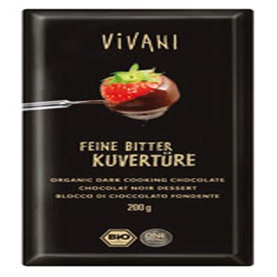 10-Set organic chocolate Dark Chocolate Plate Format 200g Vivani