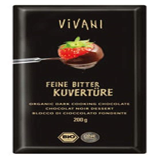 10-Set organic chocolate Dark Chocolate Plate Format 200g Vivani