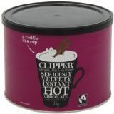 3 X Clipper Fairtrade Instant Hot Chocolate 1 Kg