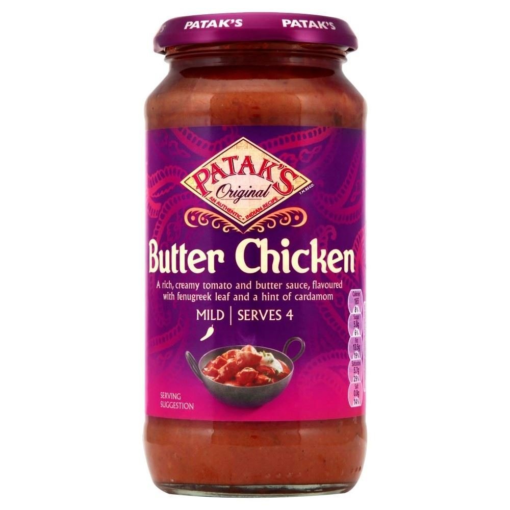 Patak's Butter Chicken Sauce Original (450g) - Pack of 6