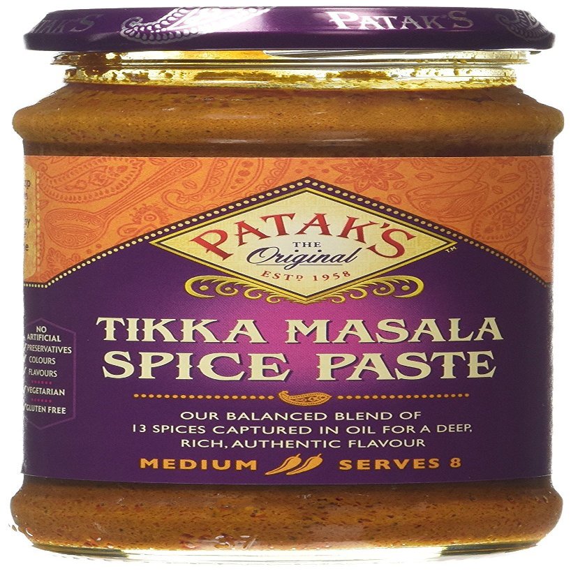 Patak's Medium Tikka Masala Curry Paste (283g) - Pack of 6