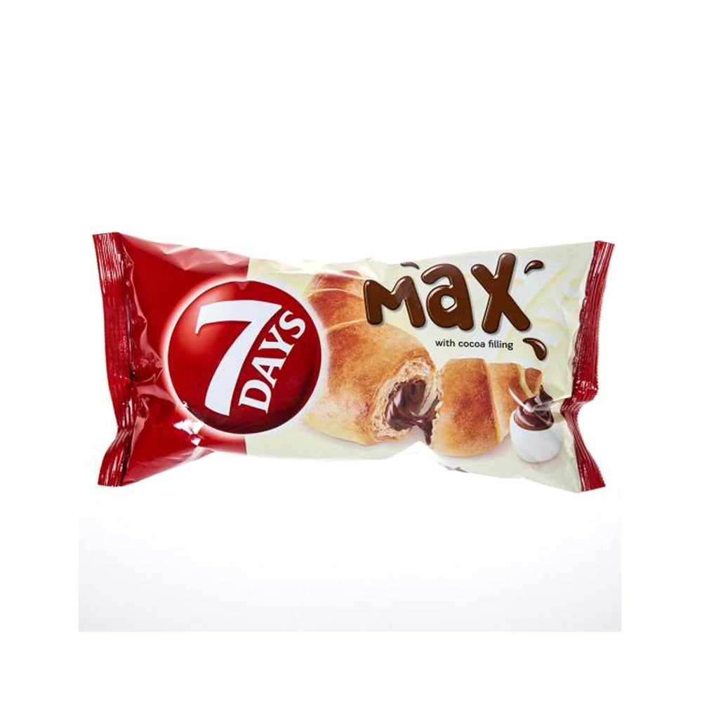 20 x Croissant 7 Days MAX Cocoa Double EU Made Long Date Fresh Stock Wholesale Price (Cocoa Chocolate Max)