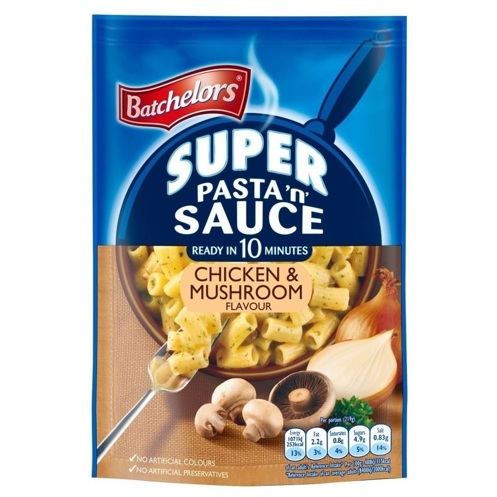 Batchelors Pasta 'n' Sauce Chicken & Mushroom (122g) - Pack of 6