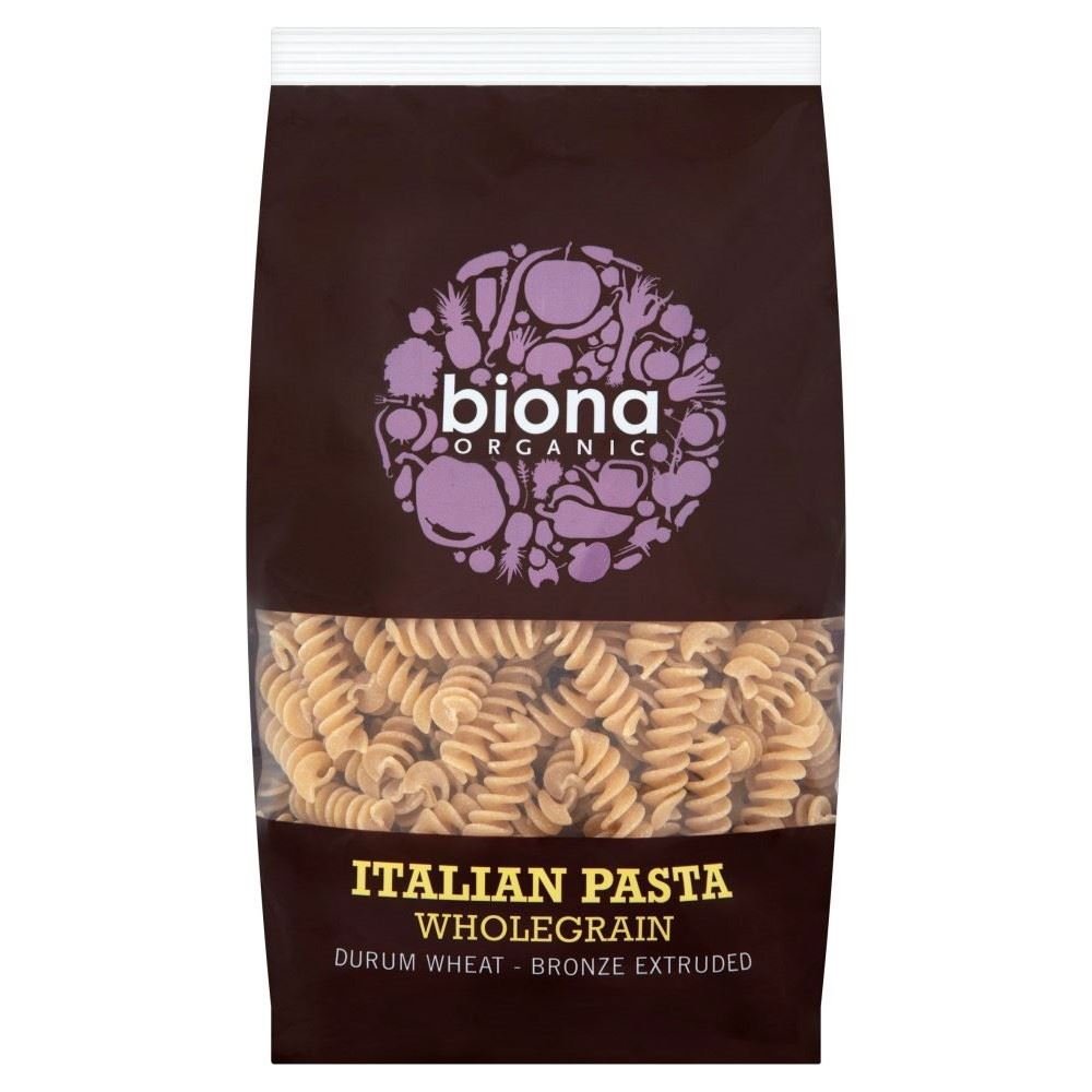 Biona Organic Bronze Extruded Wholewheat Fusilli (500g - Pack of 6