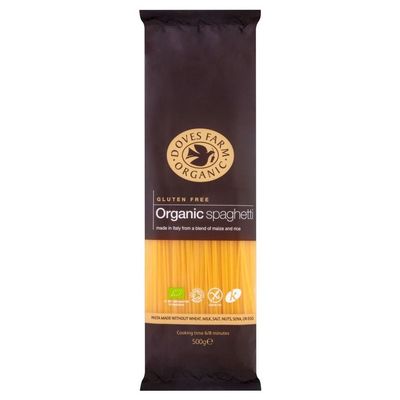 Doves Farm Organic Gluten Free Maize & Rice Spaghetti (500g) - Pack of 6