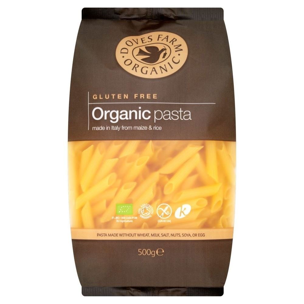 Doves Farm Gluten Free Organic Penne Pasta (500g) - Pack of 6