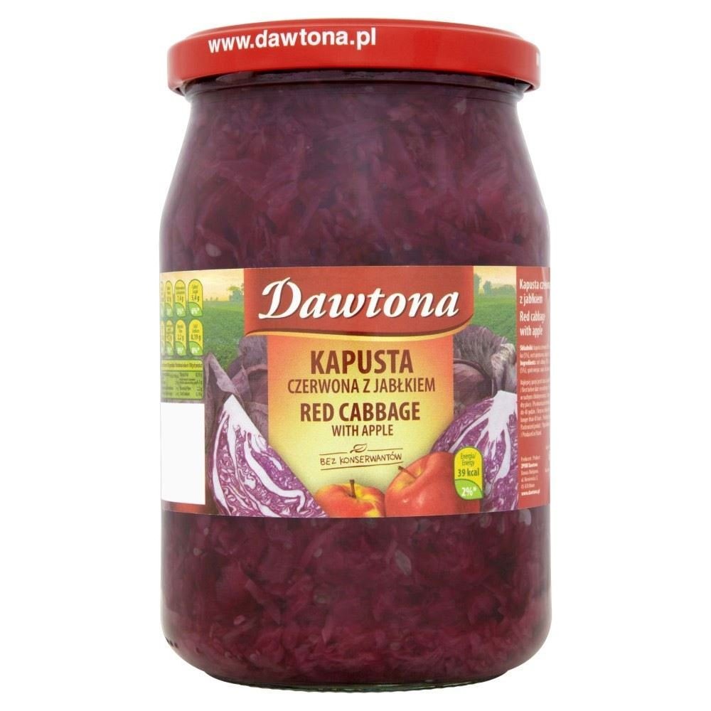 Dawtona Red Cabbage with Apples - Kapusta Czerwona z Jablkiem (680g) - Pack of 6