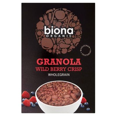 Biona Organic Wild Berry Crispy Granola (375g - Pack of 6