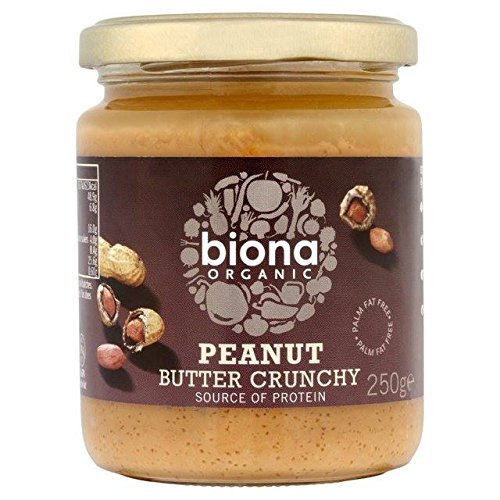 Biona Organic Peanut Butter Crunchy (free from Palm Fat 250g