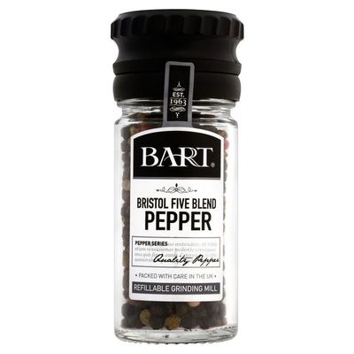 Bart Bristol Blend Five Pepper Mill (35g) - Pack of 6