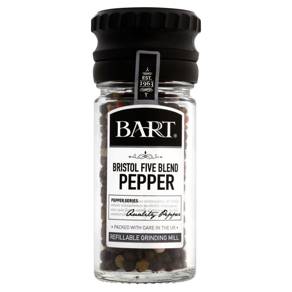 Bart Bristol Blend Five Pepper Mill (35g) - Pack of 6