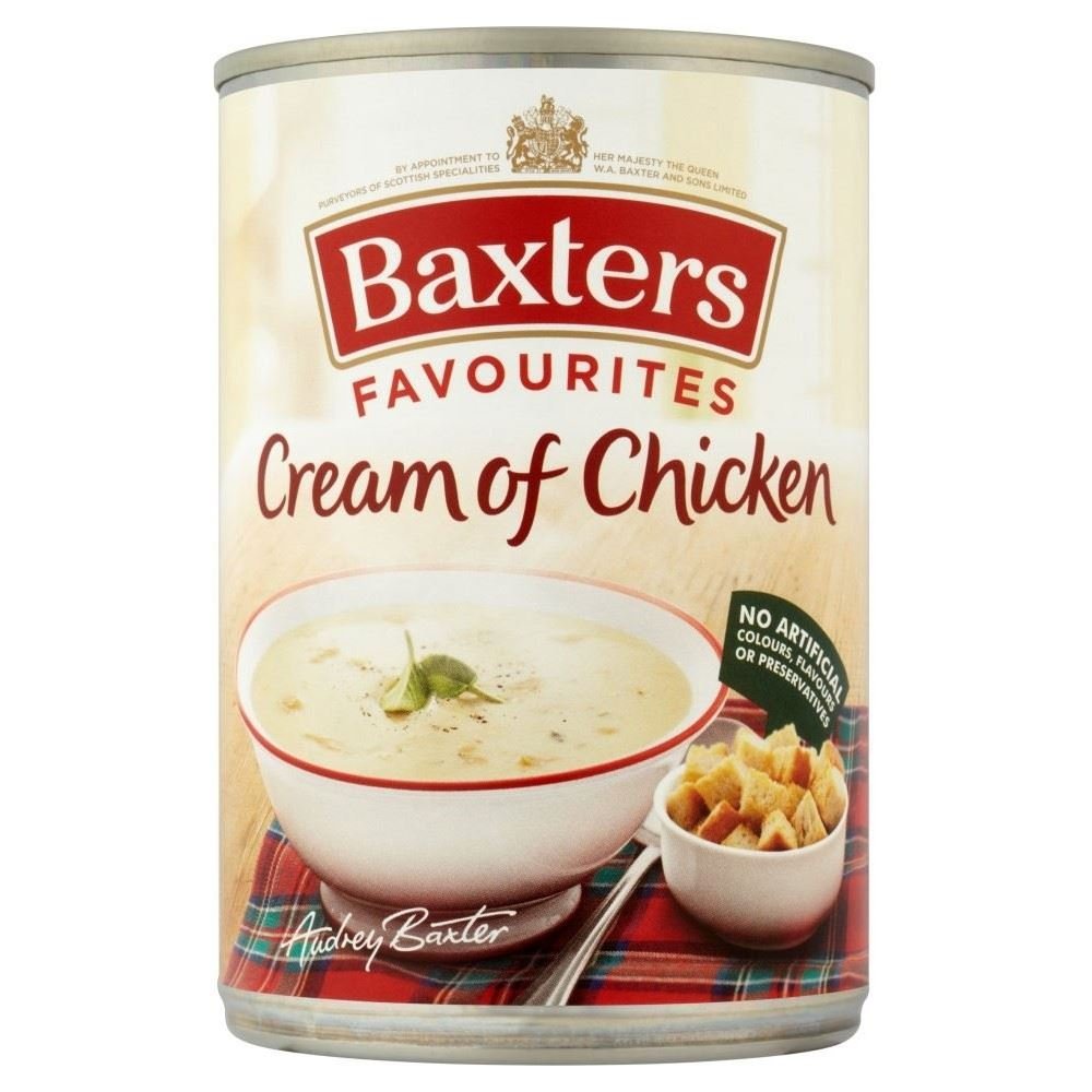 Baxters Favourites Cream of Chicken Soup (400g) - Pack of 6