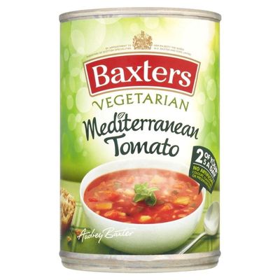 Baxters Vegetarian Mediterranean Tomato Soup (400g) - Pack of 6