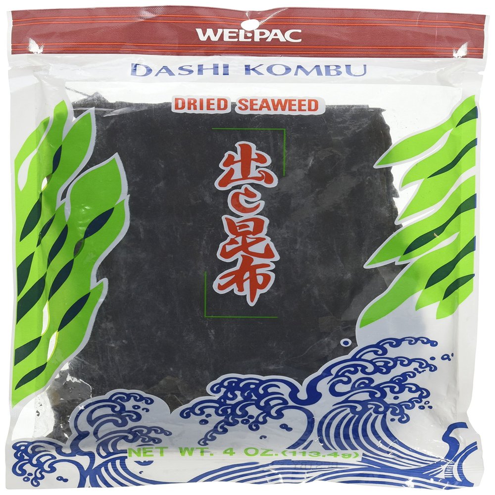 Dried Konbu Seaweed for Broth 4 oz