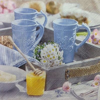 3 ply Paper Napkins/Serviettes - Comes in Pack of 20 - Contemporay Italian Design - Perfect for Dinner Parties - Complements Any Tabletop