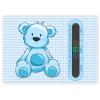 Blue Teddy Bear Nursery and Baby Room Thermometer view 1