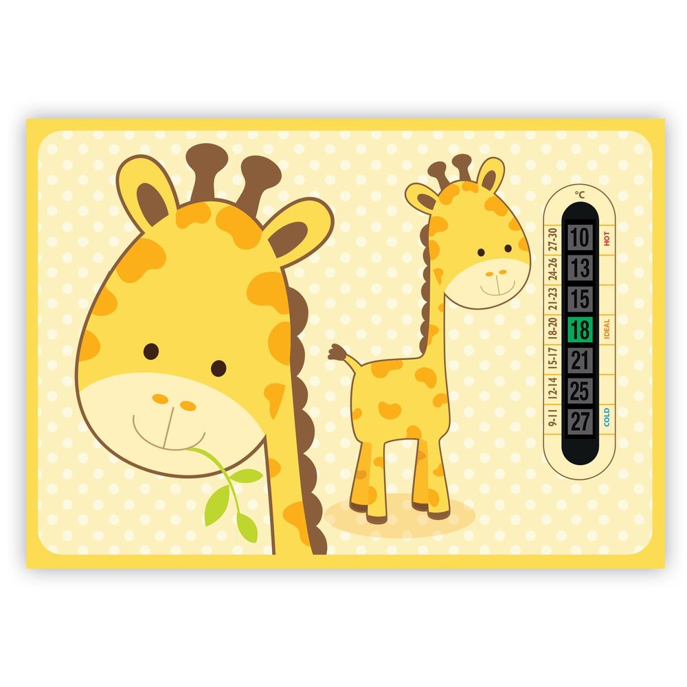 A5 Giraffe Nursery and Baby Room Thermometer
