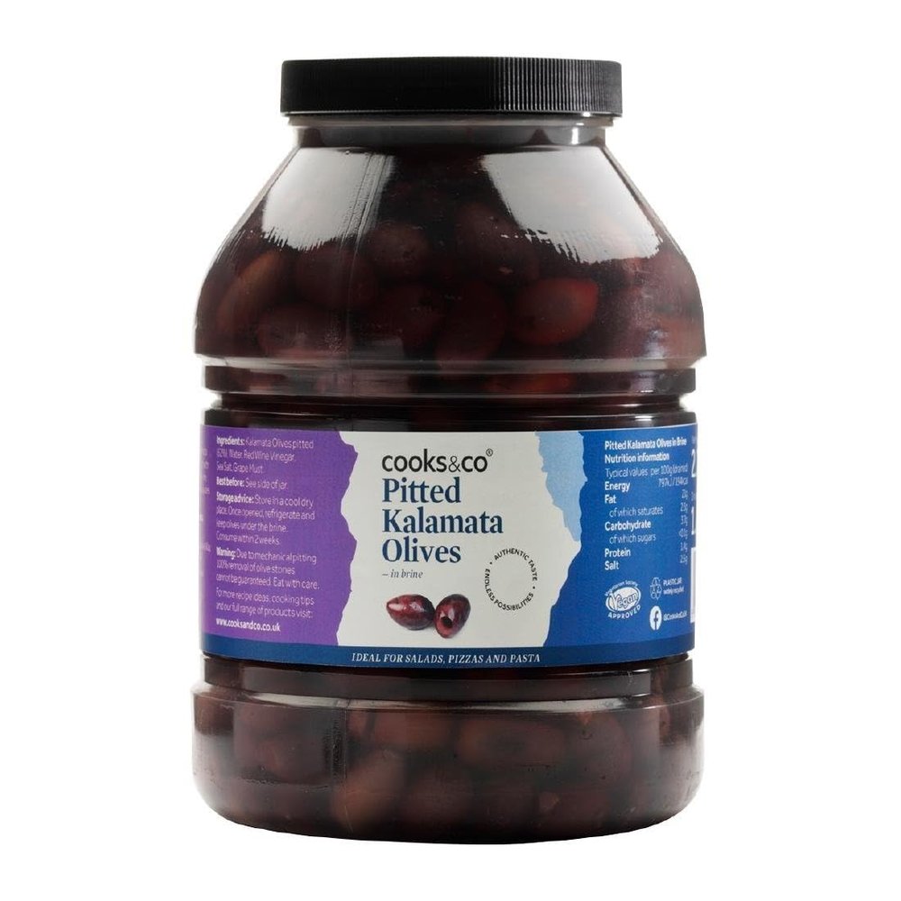 Cooks & Co Pitted Kalamata Olives, 2.25kg