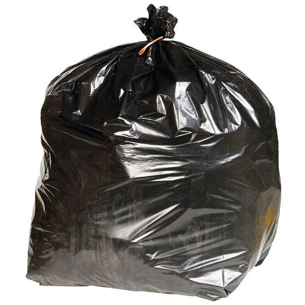 2Work Black Extra Heavy Duty Refuse Sacks 90 Litres (Pack of 200) KF76961
