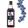 1883 Maison Routin Premium Blueberry Syrup  Natural Fruit Syrup, Perfect for Cocktails & Mocktails, Ice Tea, Smoothies, Desserts  Vegan-Friendly, Allergen-Free  1L Glass Bottle view 1
