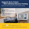 A&D Multi-User Digital Blood Pressure Monitor with Wide Range Cuff, view 2