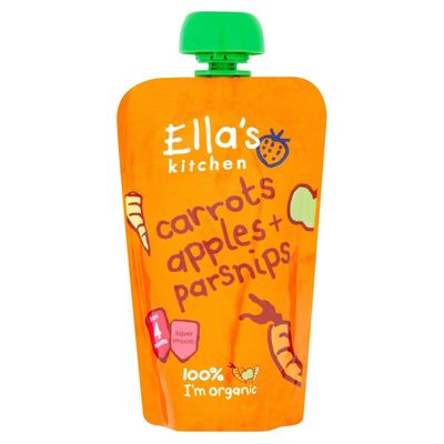 Ellas Kitchen Stage 1 Organic Baby Food, Carrots, Apples Parsnips by Ella's Kitchen