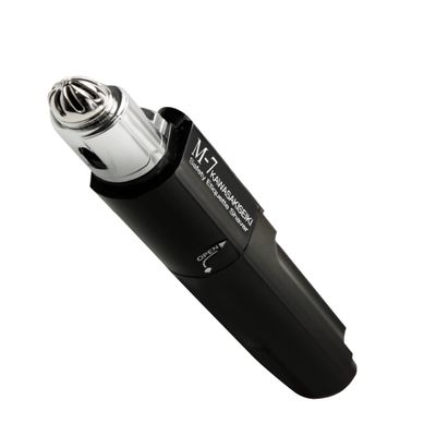 KAWASAKISEIKI M-7 Nose Hair Trimmer Multifunctional Nose, Ears and Eyebrows Hair Trimmer for Men with Nickel Sterilized Coating and Self-Cleaning Water Resistant Design