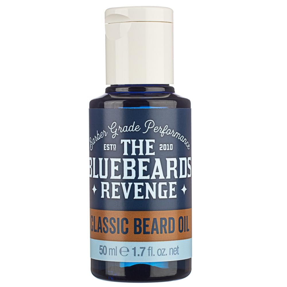 The Bluebeards Revenge, Classic Blend Beard Oil For Men, Vegan Friendly Beard Oil To Soften And Condition Your Beard Growth, 50ml