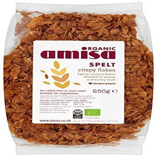 Amisa | Spelt Crispy Flakes - Organic | 6 x 250G
