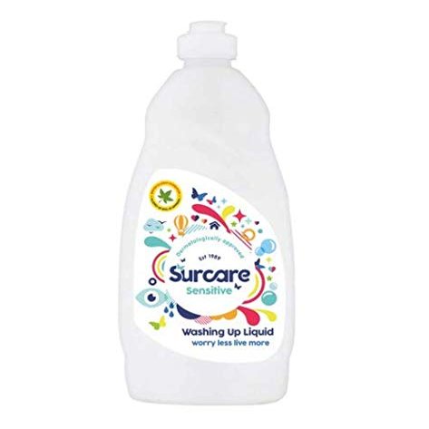 Surcare Sensitive Washing Up Liquid (450ml) - Pack of 2