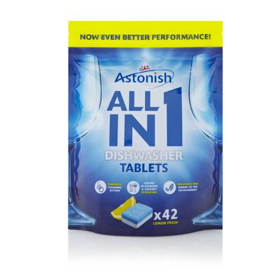 Astonish Dishwasher Tablets (42) - Pack of 2