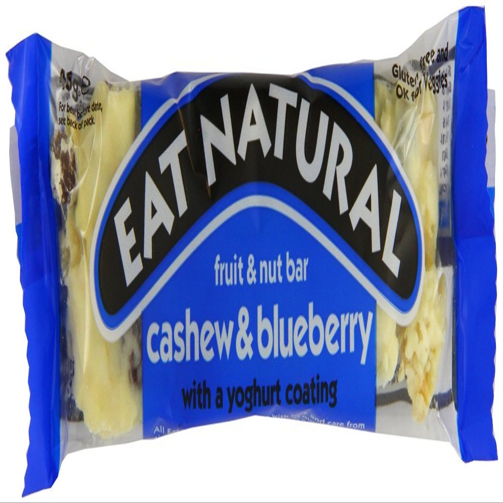 Eat Natural | Blueberry & Cashew Bar | 12 X 45G