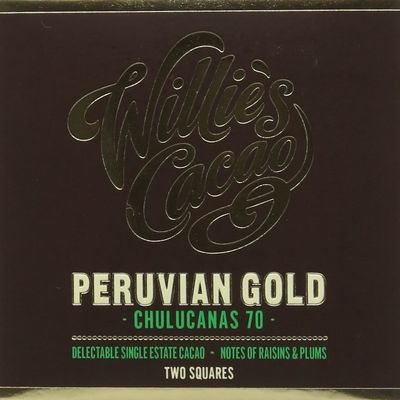 Willie'S Cacao Peruvian Chulucanas 80 g (Pack of 12)