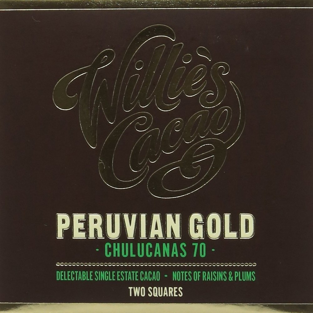 Willie'S Cacao Peruvian Chulucanas 80 g (Pack of 12)