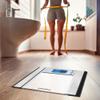 7 in 1 Bathroom Scale - 180kg Digital Electronic Lcd Bathroom Weighing Scale, Glass Weight Scales | Slim Design For Neat Storage, Multi Use Athlete Mode, Measures Weight, Body Fat/water & Bmi view 2