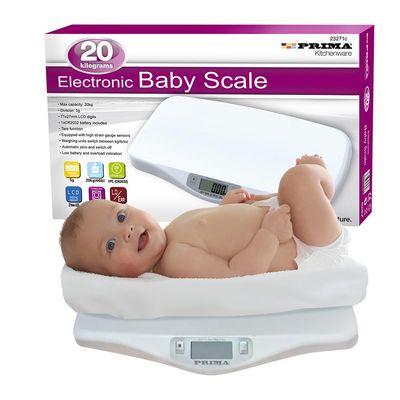 Electronic 20Kg Baby Scale - Suitable For Baby/Infant/Toddler Body Weighing, Also Used To Weigh Pets | Digital Scale Ideal For Bathrooms | Instant Newborn Baby Health Check