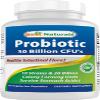Best Naturals Probiotic 10 Strains 30 Billion Shelf Stable 60 Vcaps (60 Count (Pack of 1)) view 1