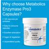 Enzymase Pro3 by Metabolics | Enzyme Complex Capsules | A Protease Blend Containing 3 Active Peptidase Enzymes - Additive Free Enzyme Supplement view 4