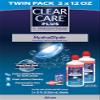 Clear Care Plus Cleaning and Disinfecting Solution with Lens Case, Twin Pack, 12-Ounces Each view 2