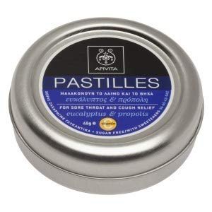 Apivita Pastilles with Eucalyptus & Propolis 45gr by