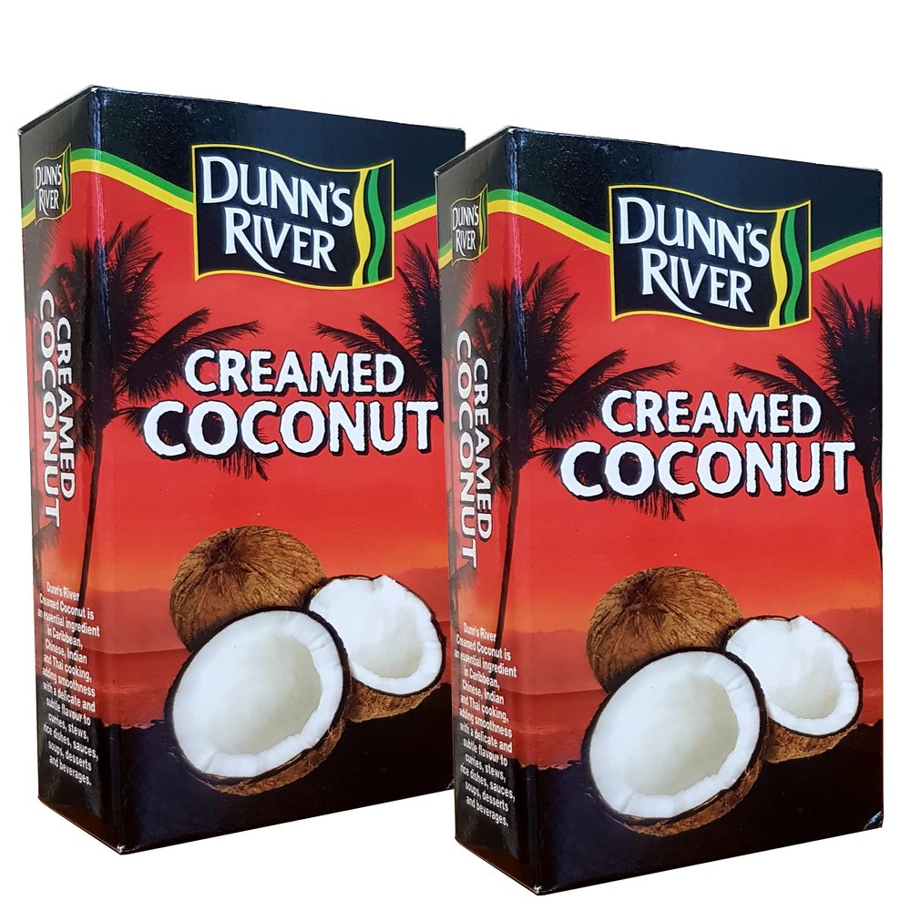 Dunn's River Creamed Coconut (200g) - Pack of 2