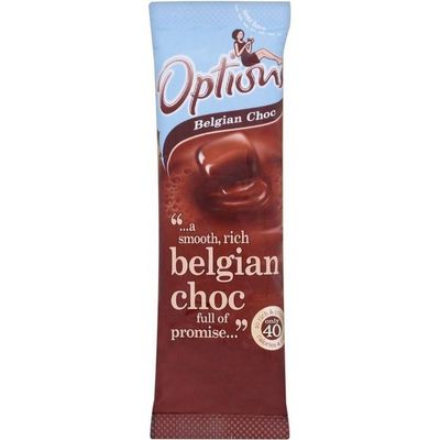 Options Belgian Chocolate Instant Hot Chocolate Drink (11g) - Pack of 2